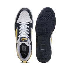 PUMA(ﾌﾟｰﾏ) |PUMA プーマ リバウンド V6 ロウ 392328-39 ホワイト/ネイビー/イエロー