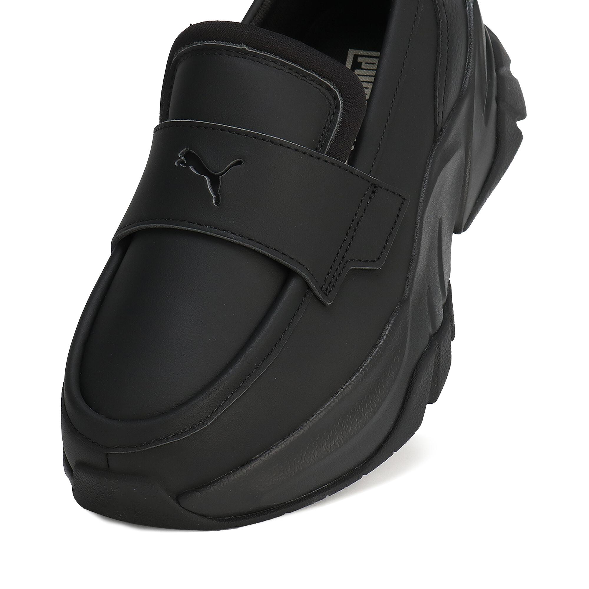 PUMA ブラック ローファー 厚底 PUMA プーマ ウィメンズ ローファー 397730-01 ブラック / PUMA