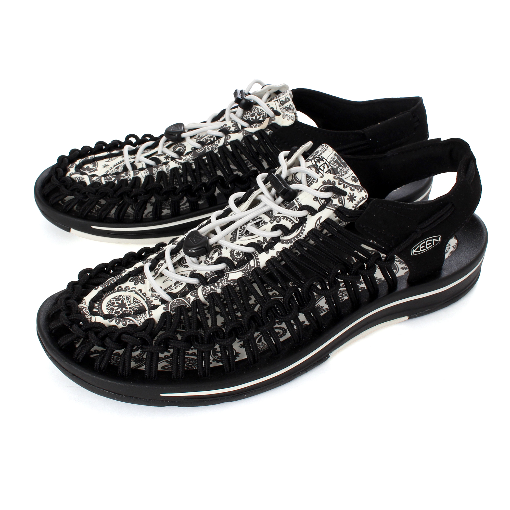 KEEN キーン UNEEK ユニーク 1030574 ブラックレイブンペイズリー