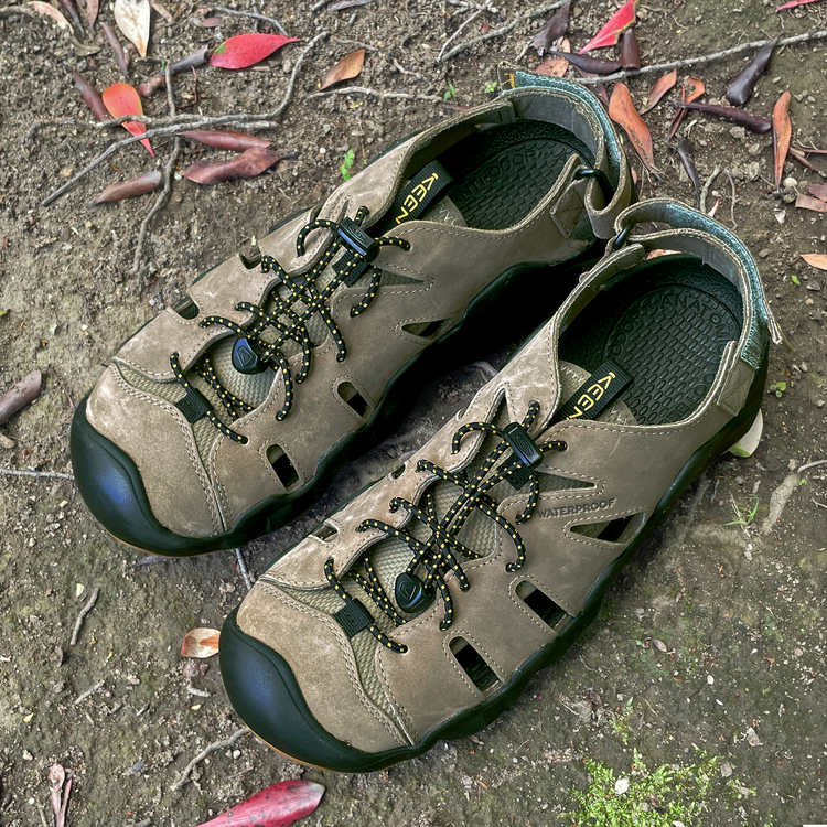 KEEN(ｷｰﾝ) |KEEN キーン HYPERPORT FISHERMAN LEATHER ハイパーポート フィッシャーマン レザー 1030723 ブリンドル/オークバフ