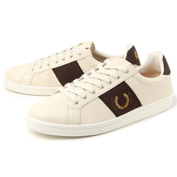 FRED PERRY（フレッドペリー） B721 TEXTURED LEATHER/BRANDED(B721