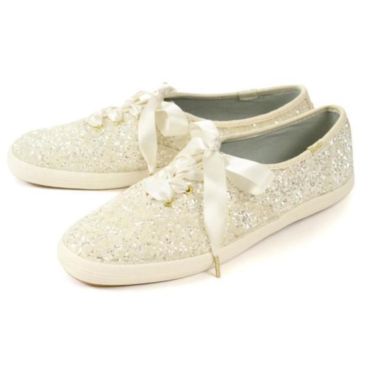 Keds x Kate Spade(ケッズ ケイトスペード) CHAMPION KS GLITTER(チャンピオン KS グリッター) WF53272  クリーム / Keds×Katespade（ｹｯｽﾞｹｲﾄｽﾍﾟｲﾄﾞ） | NEXT FOCUS ONLINE STORE