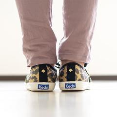 Keds×Katespade(ｹｯｽﾞｹｲﾄｽﾍﾟｲﾄﾞ) |Keds x Kate Spade(ケッズ ケイトスペード) CHAMPION KS GLITTER(チャンピオン KS グリッター) WF62876 レオパード