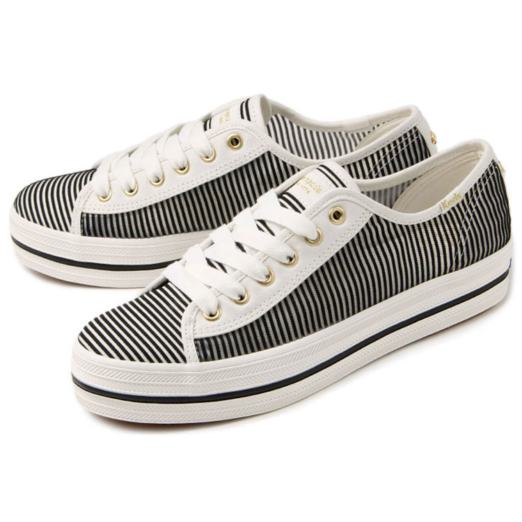 Keds×Katespade(ｹｯｽﾞｹｲﾄｽﾍﾟｲﾄﾞ) |Keds x Kate Spade(ケッズ ケイトスペード) TRIPLE KICK KS MESH(トリプルキック KS メッシュ) WF64665 ブラック