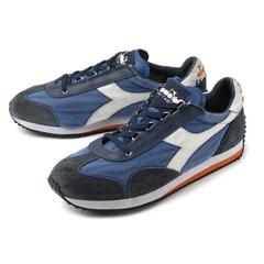 Diadora heritage(ﾃﾞｨｱﾄﾞﾗ ﾍﾘﾃｰｼﾞ) |Diadora heritage（ディアドラ ヘリテージ） EQUIPE H DIRTY STONE WASH EVO(エキップ ダーティー ストーンウォッシュ エボ) 174736 0026 ブルー