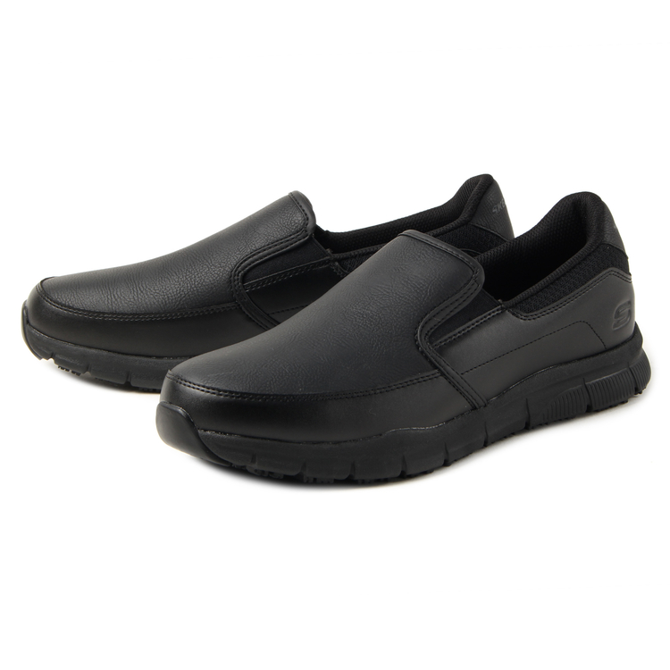 大きいサイズ【29cm 30cm】SKECHERS スケッチャーズ NAMPA GROTON ナンパ グロトン 77157 BLK ブラック ...