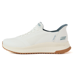 SKECHERS(ｽｹｯﾁｬｰｽﾞ) |SKECHERS スケッチャーズ SLIP-INS スリップインズ ボブス スクワッド 4 ダイレクト ステップ 118424 WHT BBK