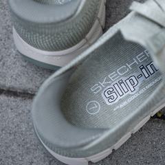SKECHERS(ｽｹｯﾁｬｰｽﾞ) |SKECHERS スケッチャーズ スリップインズ フレックス ステップ ソフト ストロール 104700 BKW SAGE
