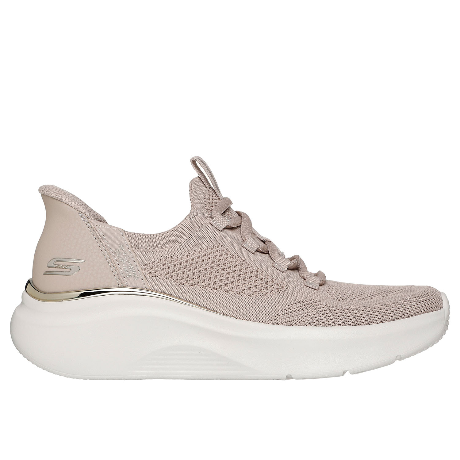 SKECHERS スケッチャーズ　　　　SLIP-ON BBK WIDE FIT SKECHERS スケッチャーズ SLIP-INS スリップインズ ボブス