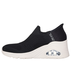 SKECHERS(ｽｹｯﾁｬｰｽﾞ) |SKECHERS スケッチャーズ SLIP-INS スリップインズ ウノ ウェッジ キッキング ニット 177523 BLK OFWT