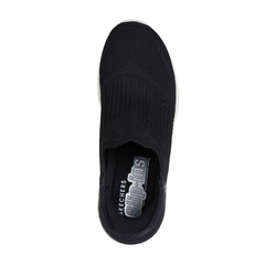 SKECHERS(ｽｹｯﾁｬｰｽﾞ) |SKECHERS スケッチャーズ SLIP-INS スリップインズ ウノ ウェッジ キッキング ニット 177523 BLK OFWT