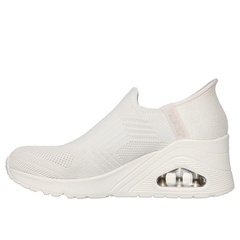 SKECHERS(ｽｹｯﾁｬｰｽﾞ) |SKECHERS スケッチャーズ SLIP-INS スリップインズ ウノ ウェッジ キッキング ニット 177523 BLK OFWT