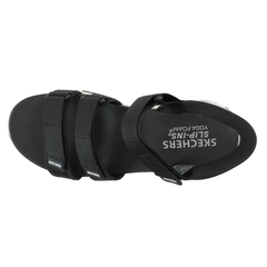 SKECHERS(ｽｹｯﾁｬｰｽﾞ) |SKECHERS スケッチャーズ SLIP-INS スリップインズ ディーライツ サンダル クラシック キャッチ 163651 BLK RAS