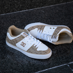 DC(ﾃﾞｨｰｼｰ) |DC Shoes ディーシーシューズ PURE SE SN ピュア SE SN DM251304-WBG ホワイト/ベージュ
