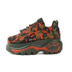 Buffalo(ﾊﾞｯﾌｧﾛｰ) |Buffalo LONDON(バッファロー ロンドン) プラットフォームスニーカー CLASSIC NYLON(クラシック ナイロン) 1533136 カモフラージュ