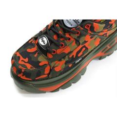 Buffalo(ﾊﾞｯﾌｧﾛｰ) |Buffalo LONDON(バッファロー ロンドン) プラットフォームスニーカー CLASSIC NYLON(クラシック ナイロン) 1533136 カモフラージュ