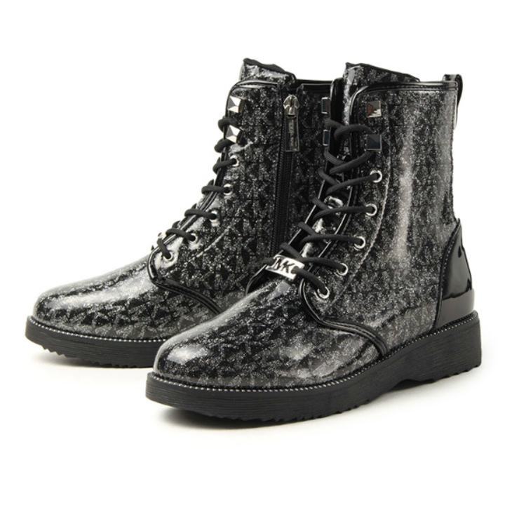 マイケルコース ショートブーツ ブーティ レースアップ 新品未使用】MICHAEL KORS マイケルコース レースアップ