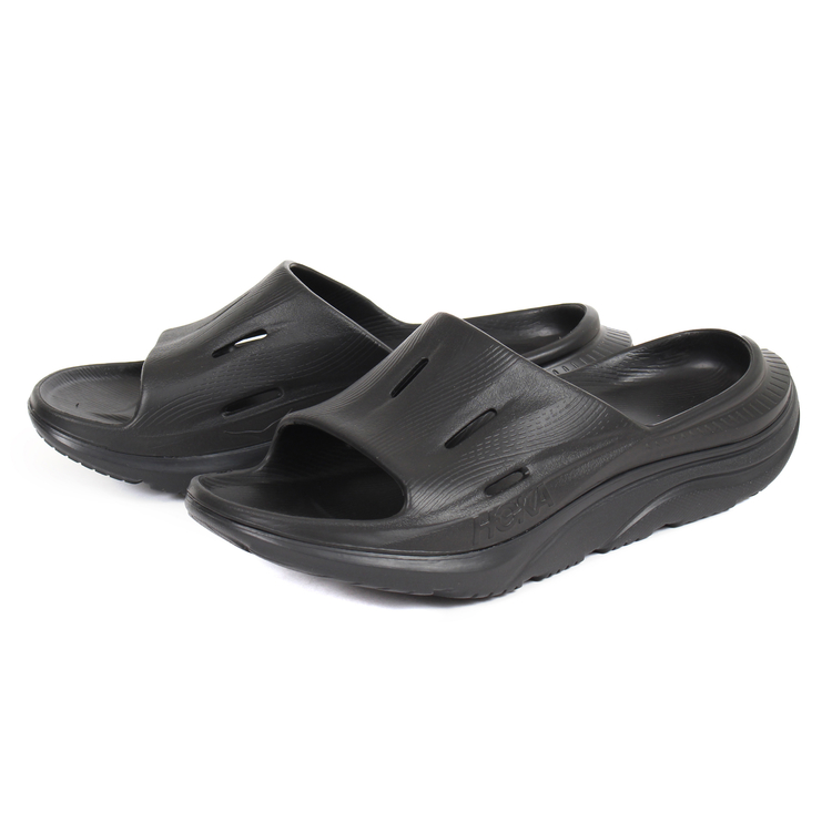 HOKA ONEONE(ﾎｶｵﾈｵﾈ) |HOKA ONE ONE ホカオネオネ ORA RECOVERY SLIDE 3 オラリカバリースライド 3 1135061-BBLC ブラック/ブラック