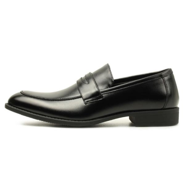 LEON(レオン) メンズ ビジネスシューズ ローファー 1964 ブラック