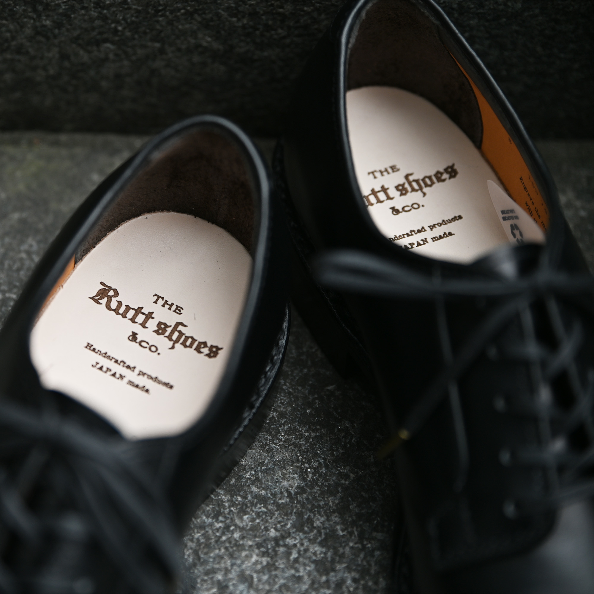 The Ruttshoes &Co ラッドシューズ MILES マイルス プレーントゥ ブラック / The Ruttshoes &Co（ ﾗｯﾄﾞｼｭｰｽﾞ） | NEXT FOCUS ONLINE STORE