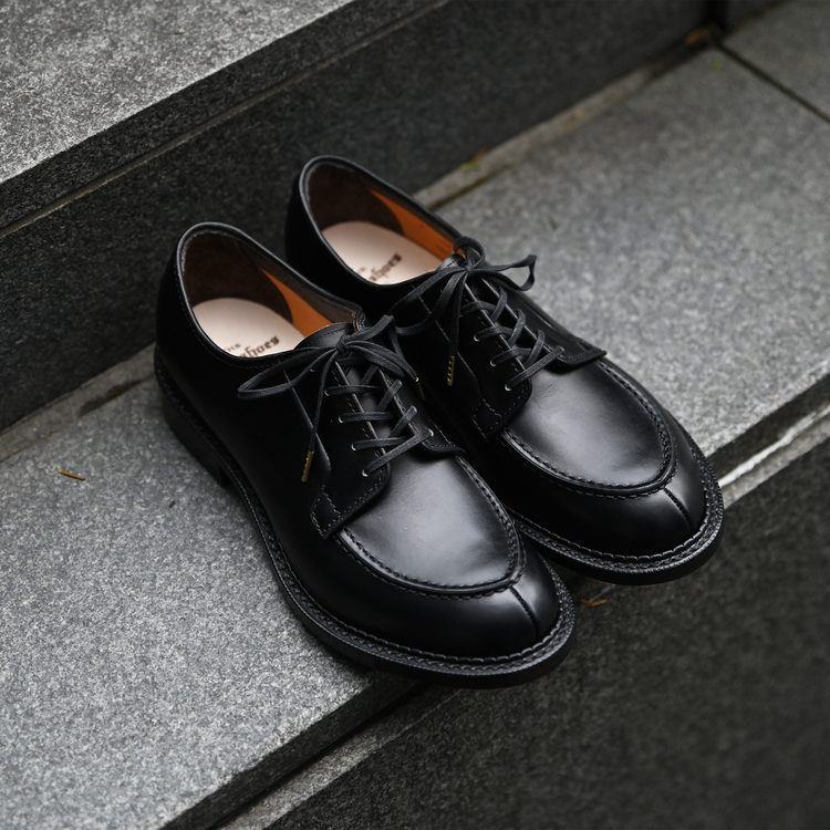 The Ruttshoes &Co(ﾗｯﾄﾞｼｭｰｽﾞ) |The Ruttshoes &Co ラッドシューズ RIDLEY リドリー スプリットVチップ ブラック