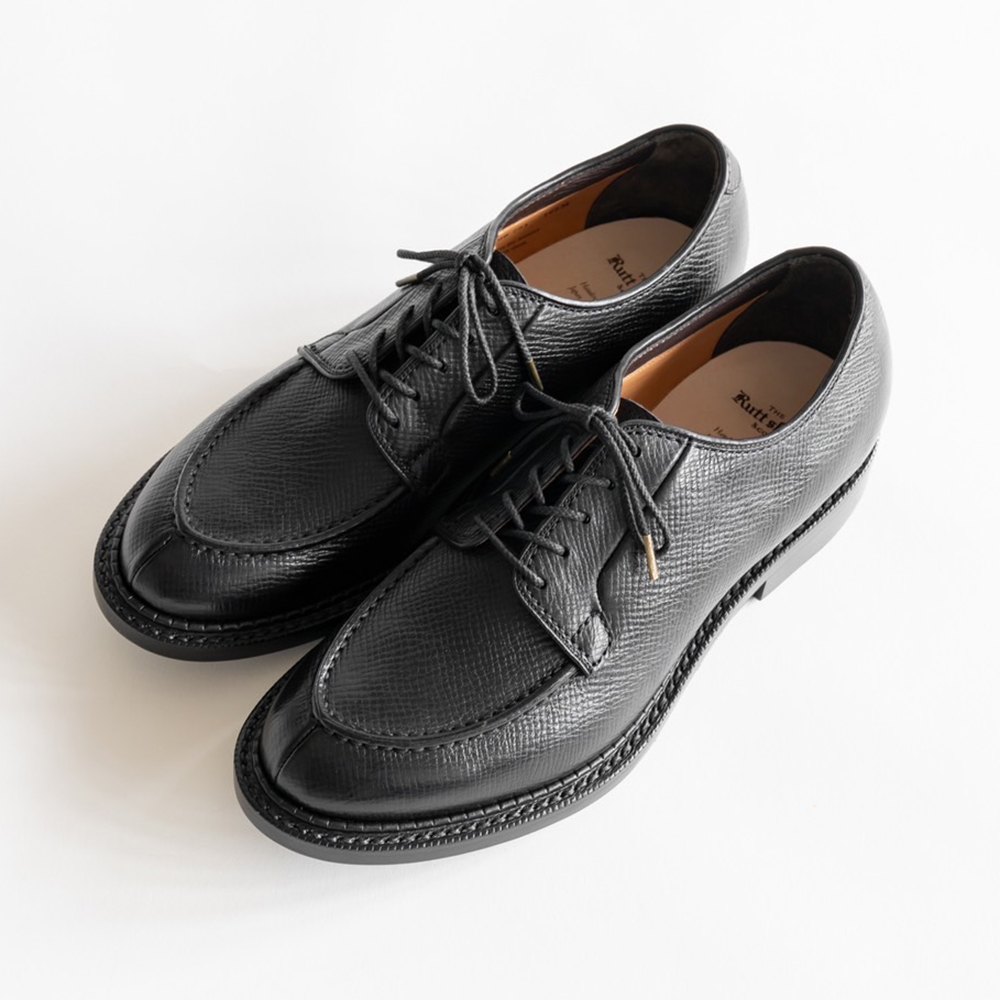 The Ruttshoes &Co ラッドシューズ RIDLEY リドリー スプリットVチップ ブラック / The Ruttshoes  &Co（ﾗｯﾄﾞｼｭｰｽﾞ） | NEXT FOCUS ONLINE STORE