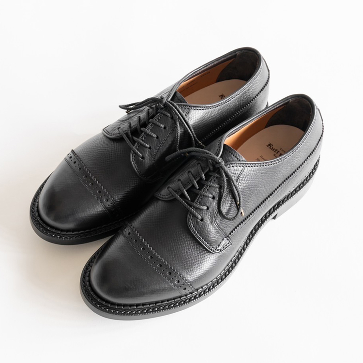 The Ruttshoes &Co(ﾗｯﾄﾞｼｭｰｽﾞ) |大きいサイズ【28cm】The Ruttshoes &Co ラッドシューズ FRANCIS フランシス パンチドキャップ ブラック