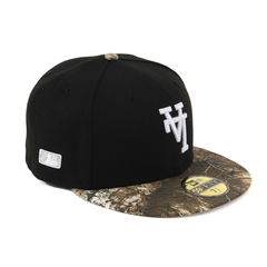 NEW ERA(ﾆｭｰｴﾗ) |【海外限定 日本未発売】ドジャース キャップ 帽子NEW ERA ニューエラ 59FIFTY Los Angeles Dodgers UPSIDE DOWN ブラック/カモ