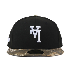 NEW ERA(ﾆｭｰｴﾗ) |【海外限定 日本未発売】ドジャース キャップ 帽子NEW ERA ニューエラ 59FIFTY Los Angeles Dodgers UPSIDE DOWN ブラック/カモ