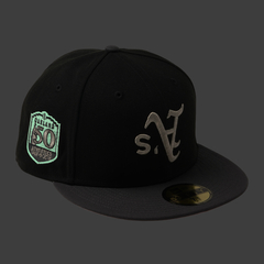 NEW ERA(ﾆｭｰｴﾗ) |【海外限定 日本未発売】アスレチックス キャップ 帽子 NEW ERA ニューエラ アップサイドダウン 59FIFTY