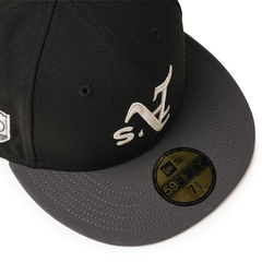 NEW ERA(ﾆｭｰｴﾗ) |【海外限定 日本未発売】アスレチックス キャップ 帽子 NEW ERA ニューエラ アップサイドダウン 59FIFTY