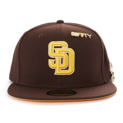 NEW ERA(ﾆｭｰｴﾗ) |【海外限定 日本未発売】サンディエゴ パドレス キャップ 帽子 NEW ERA ニューエラ 59FIFTY Day 2025 ブラウン