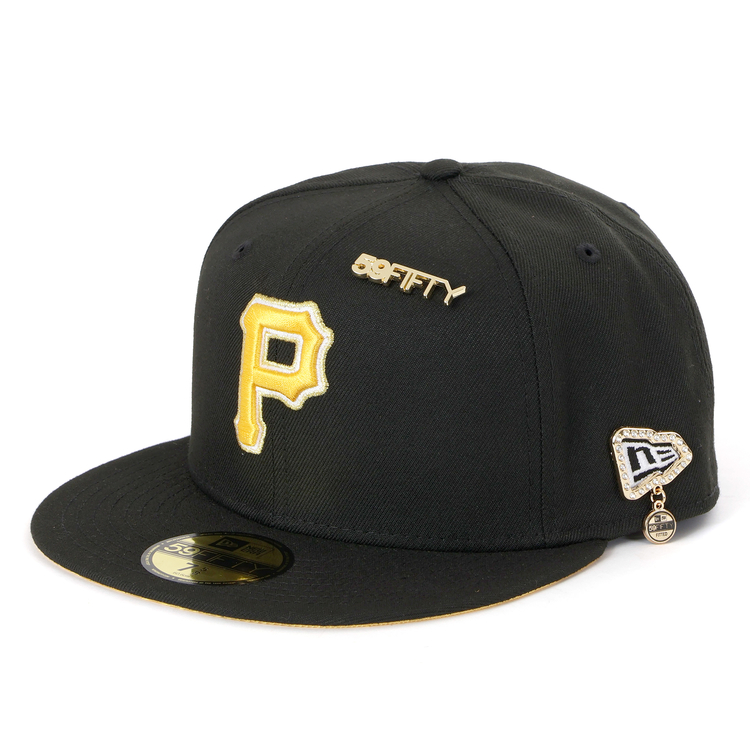NEW ERA(ﾆｭｰｴﾗ) |【海外限定 日本未発売】ピッツバーグ パイレーツ キャップ 帽子 NEW ERA ニューエラ 59FIFTY Day 2025 ブラック