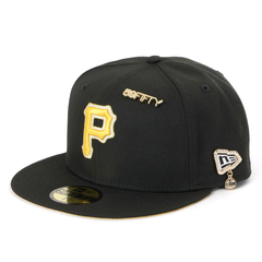 NEW ERA(ﾆｭｰｴﾗ) |【海外限定 日本未発売】ピッツバーグ パイレーツ キャップ 帽子 NEW ERA ニューエラ 59FIFTY Day 2025 ブラック