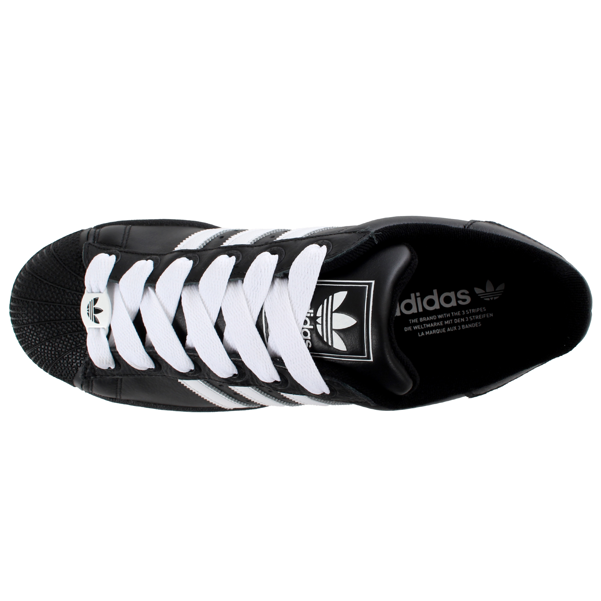 adidas SUPERSTAR II ブラック/ホワイト 24cm Adidas Kids' Superstar II White (GS) – Puffer Reds