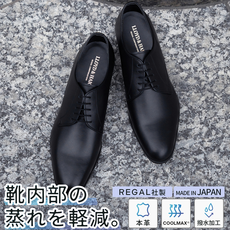 LLOYD & HAIG(ﾛｲﾄﾞ ｱﾝﾄﾄﾞ ﾍｲｸﾞ) |【国内正規品】LLOYD & HAIG ロイドアンドヘイグ メンズ ビジネスシューズ プレーントゥ LH02 CIY ブラック